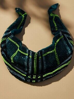 NEW Mignonne Gavigan Alma Plaid Necklace